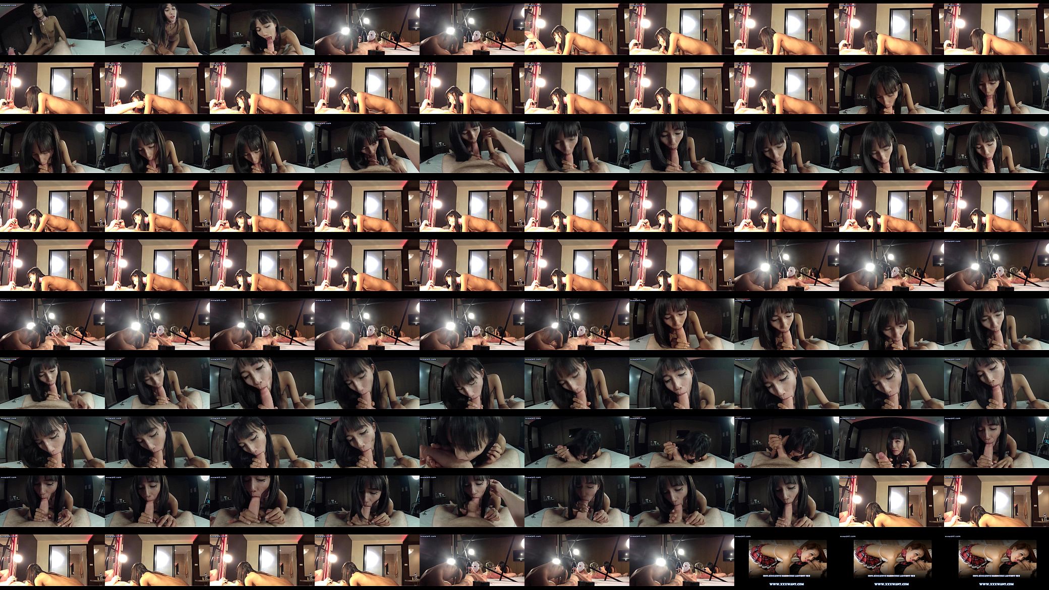Shemale brunette doing deeptroath with lust 预览图