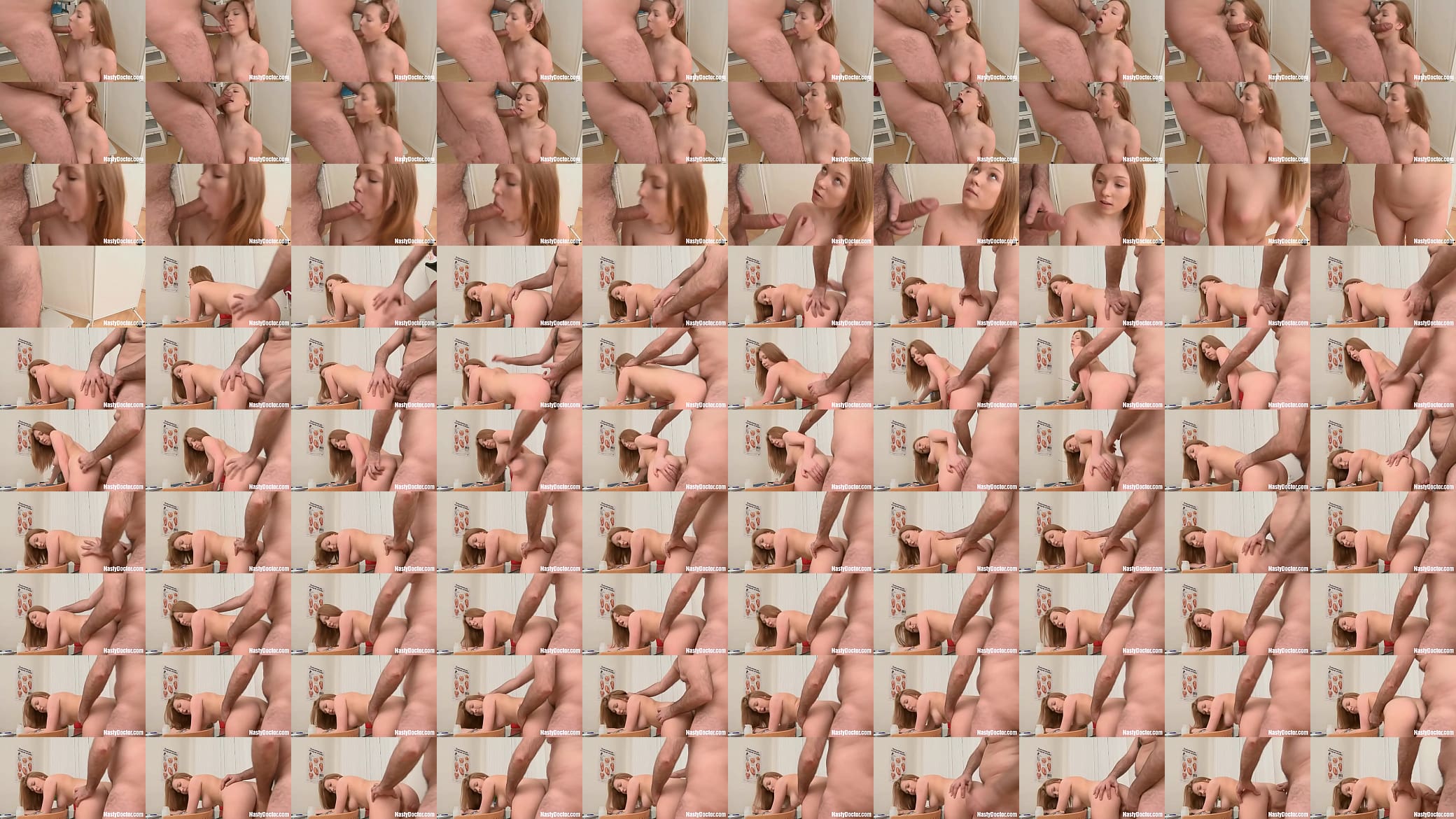 Teen gives her gynecologist a blowjob 预览图