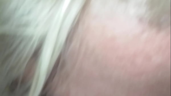 Blond BBW Slut Sucks Cock Deepthroat In Pink