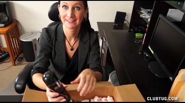 Sexy Milf Handjob At The Office