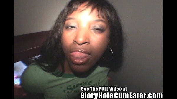 Ebony Cameron Sucks & Fucks White Cocks In Tampa Gloryhole