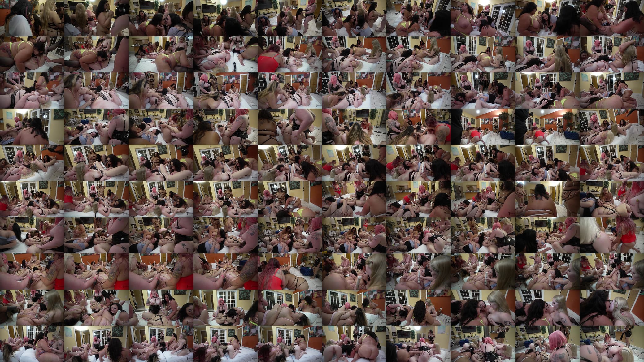 INSANE 11 PAWG BBWS HAVE AN ORGY 预览图