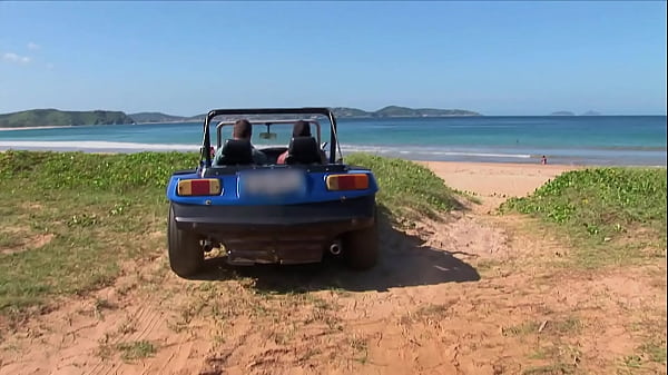 Babalu Takes Dicks In Each Hole On The Sandy Beach