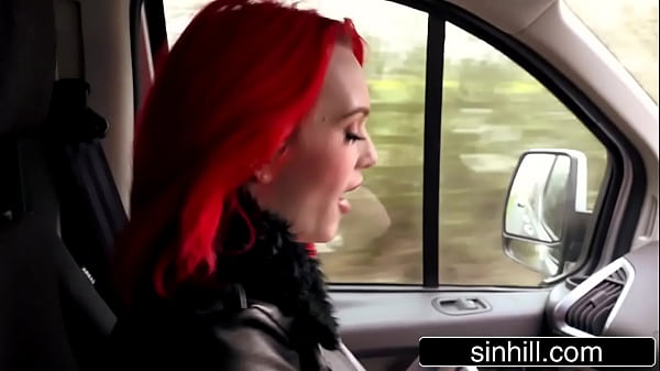 Busty British Redhead Needs a Lift and a Fuck - Jasmine James
