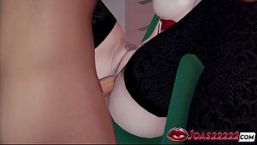 Curvy Blonde Mila with Big Tits 3D Animation: Thighjob Fetish Teasing Wet Pussy, Intense Anal Missionary Fuck Moans & Prone Bone Pounding Ending in Hot Creampie