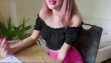 German Stepsis fucks Stepbro infron of her Boyfriend after losing a bet