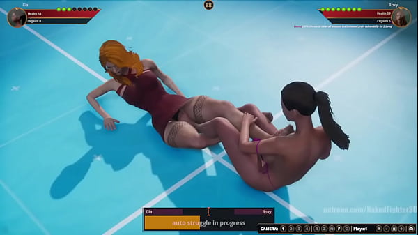 Gia VS Roxy (Naked Fighter 3D)