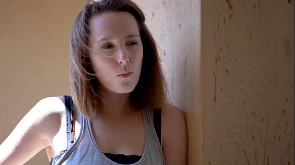 Brunette Smoking Tease with Intense Eye Contact