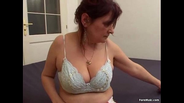 Download Video - Busty hairy granny gets banged