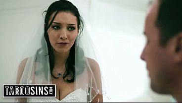 Hot Bride Gets Her Pussy Pounded by Her Fiance's Stepbrother Right Before She Gets Married
