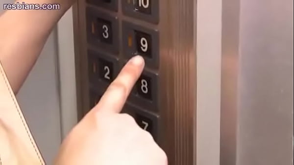 lesbians meet up in an elevator