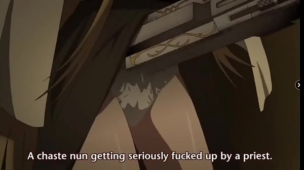 Nun girl and Hunter man see her panties