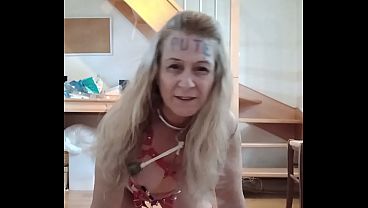 2026 09 29 Slave F red stockings humiliations, belt and anal training