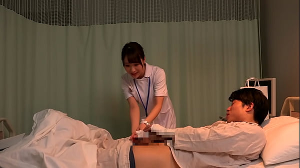 A busty nurse who is too beautiful may have felt sorry for me who can't masturbate, "It's a secret..." Secretly without fucking! Cowgirl piston SEX where big tits shake and play as it is! Part 2