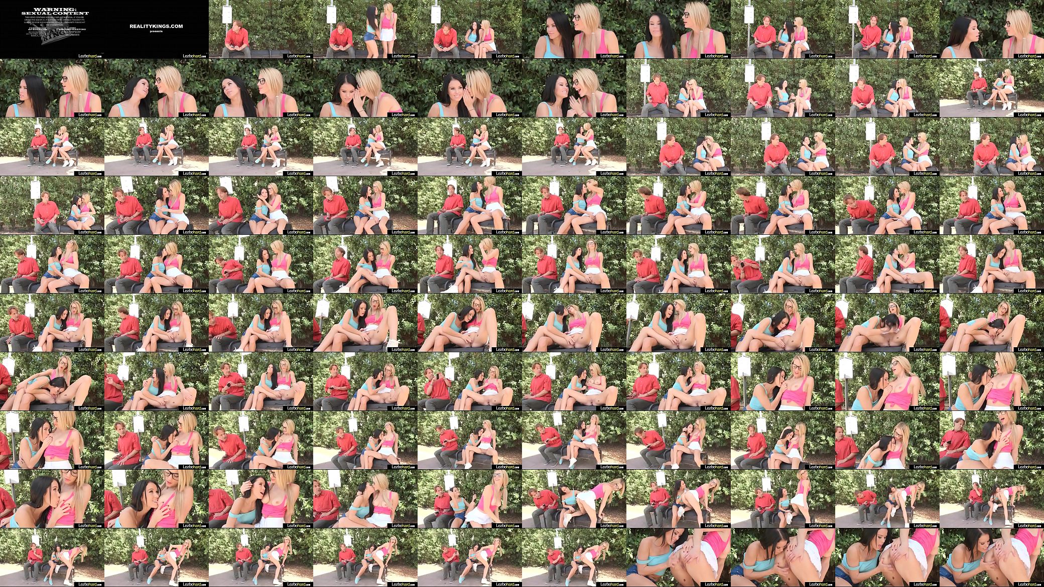 (Megan Rain &amp; Blake Eden) Lesbians In Girl On Girl Action On Camera Clip-23 预览图