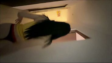 My nymphomaniac girlfriend wanted to have sex in the shower.