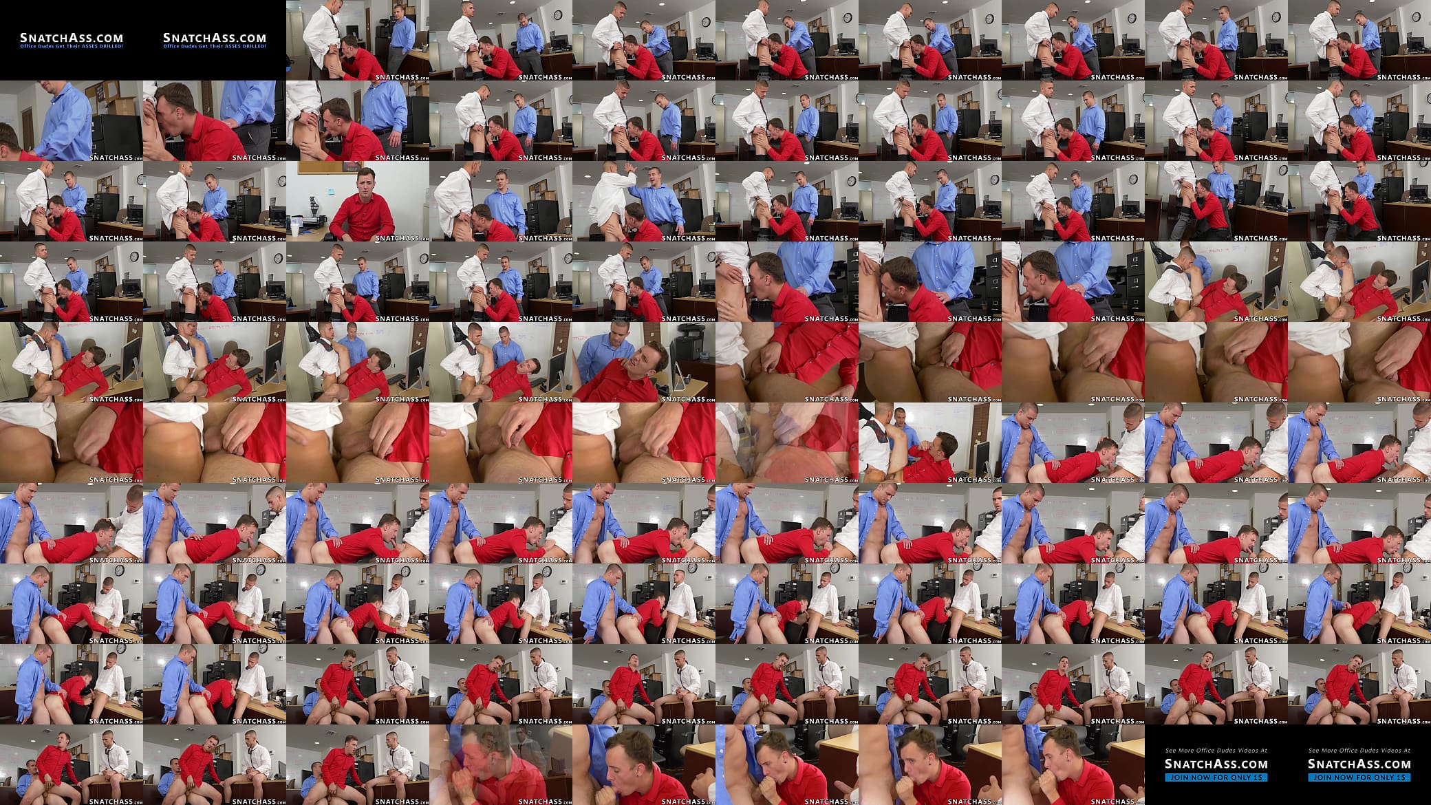 Stress relief in the office when hung hunks fuck wildly 预览图