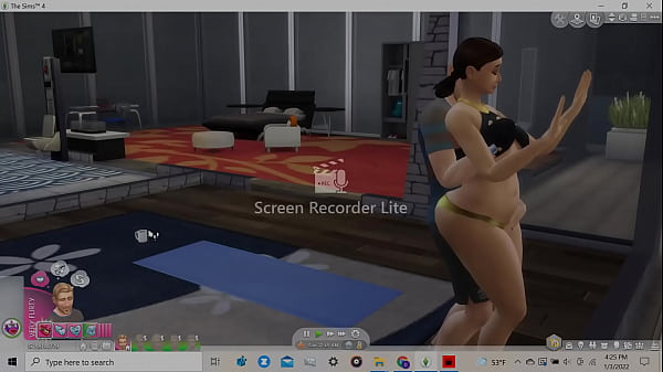 White boy finally gets his fantasy with wide hips thick latina assjob