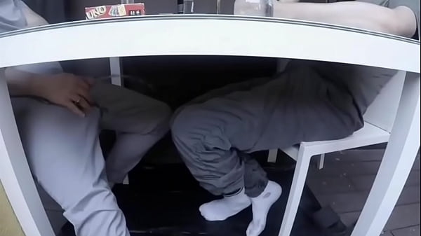 Amateur boys having a 'first one to piss on the...