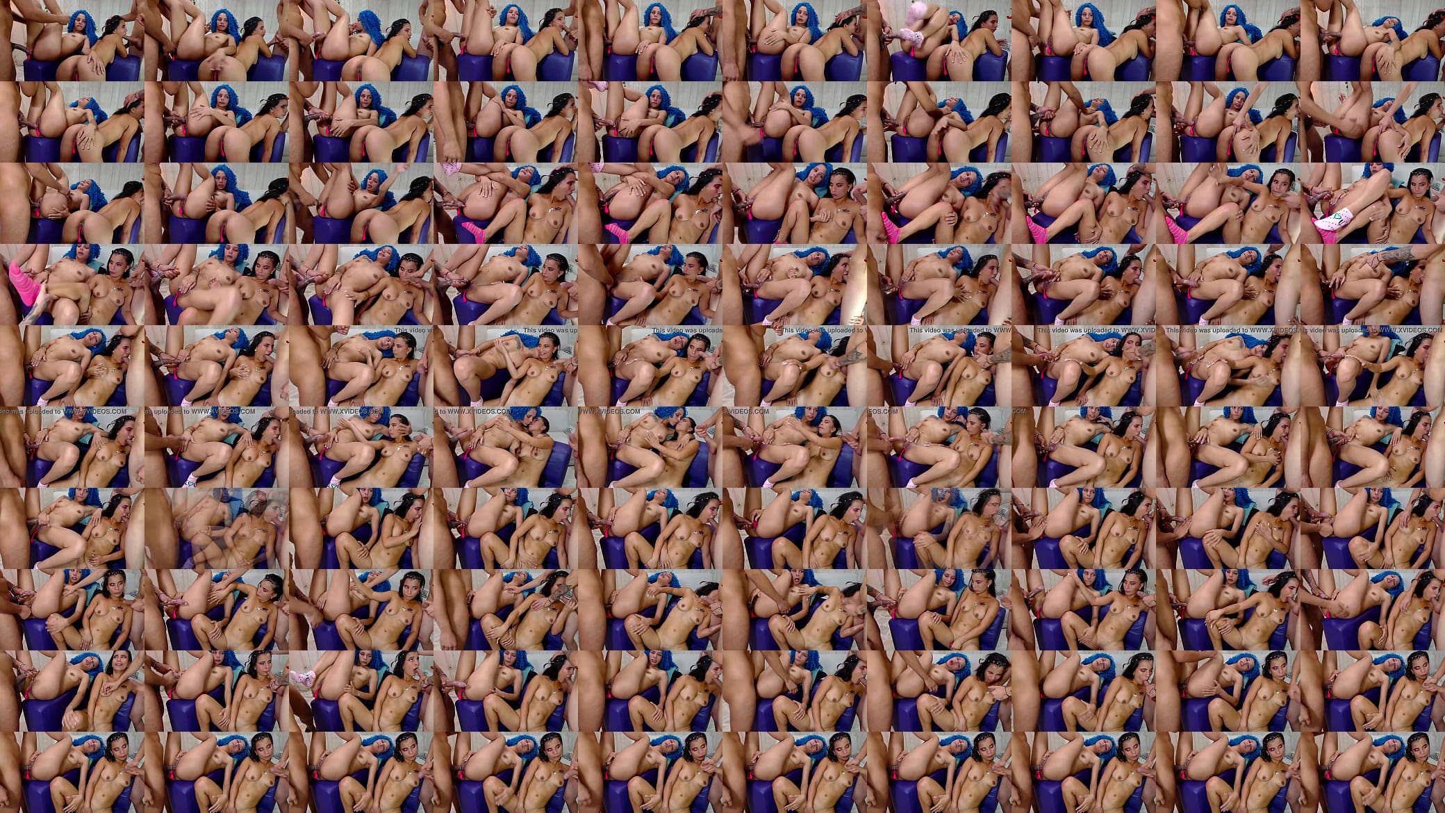 stepmom invites her stepdaughter to have an orgy with two gigolos with big cocks 预览图