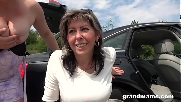 Download Video - Two Grannies Just Fucked Me in Public&excl;