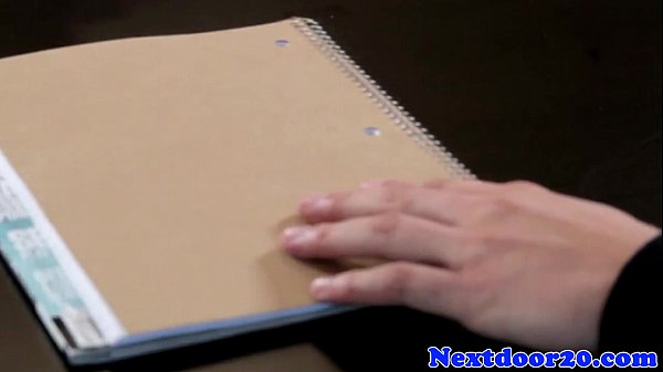 Gaysex stud jerking off at work