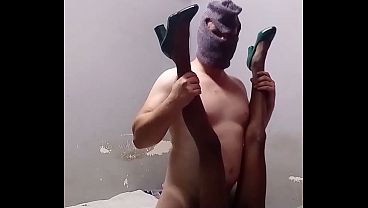 Slutty stepdaughter girl in high heels fucked by stepdaddy Standing fuck , doggystyle and missionary (sheer membership video )