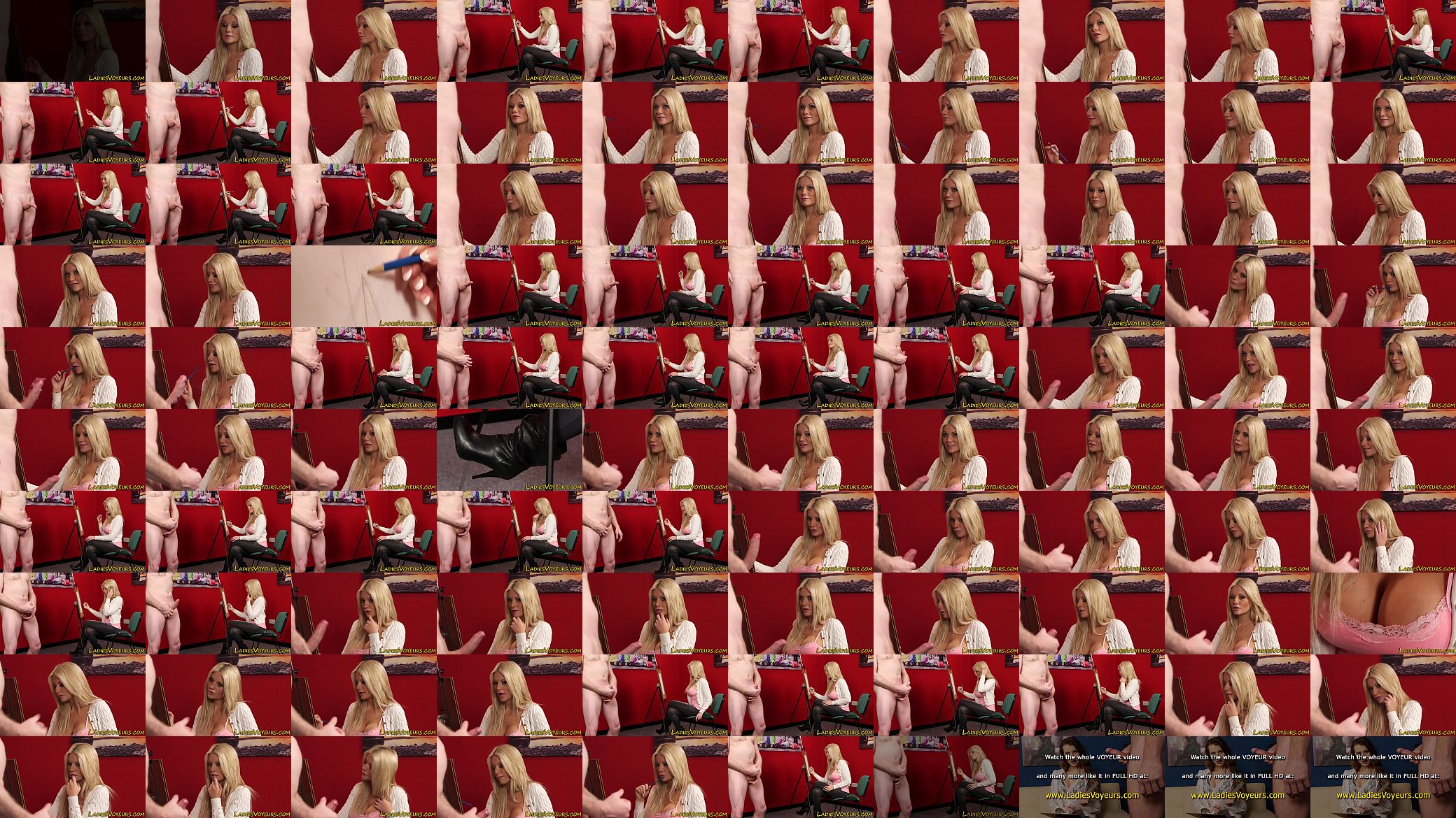 Busty cfnm blonde student 预览图