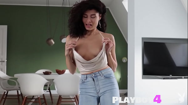 Petite curly Layla Balan posing naked and Asian teen posed for Playboy