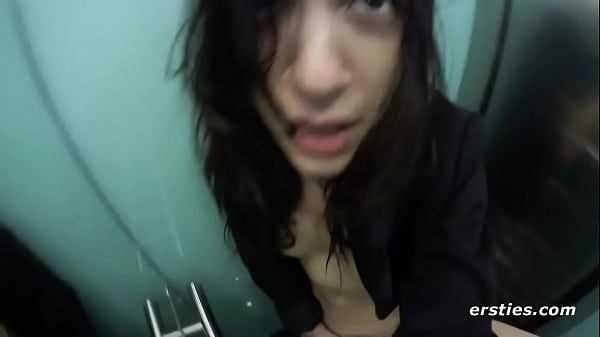 Download Video - Ersties&colon; Cute Magena Masturbates Her Hairy Pussy In An Elevator