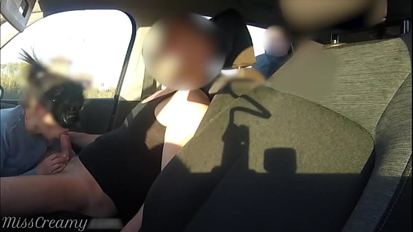 Download Video - Stranger caught my wife sucking dick in the car in the school parking lot - MissCreamy