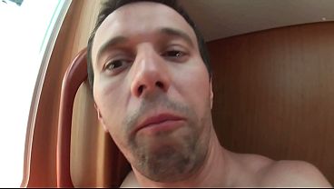 Hot sexy blondes gets naked and ready for wild orgy fuck sharing hard cock on the yacht