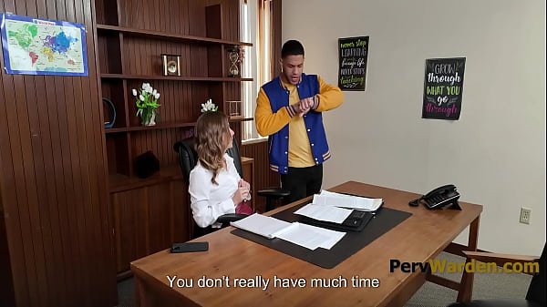 No Detention for That Erection (Principal Bends Over For Black Student)