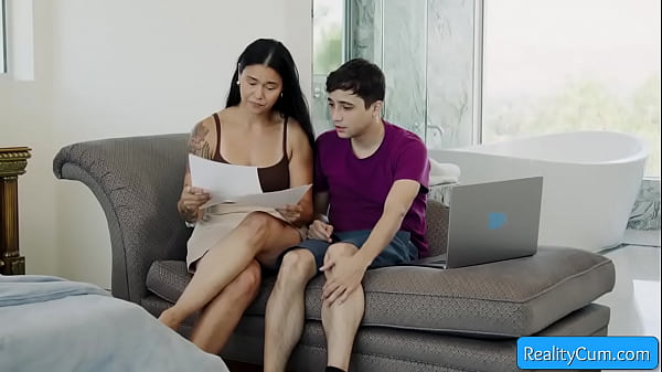 Busty step mom helps step son to learn and more sexy and kinky stuff - Dana Vespoli, Ricky Spanish