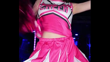 Stripping Cheerleader lets you Fuck Her