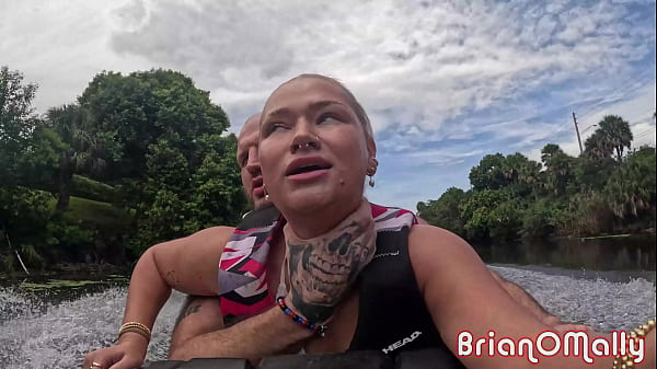 Fucking Hot Blonde Teen Harley King on a Jet Ski
