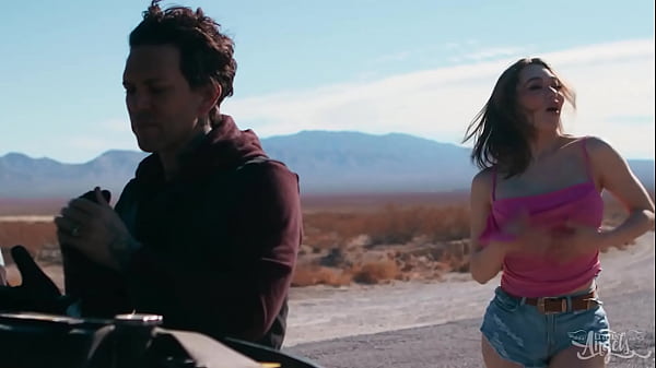 Emma Rose Gets Rescued By Small Hands In The Desert & Lets Him Fuck Her Ass As A Thank You - TRANS ANGELS