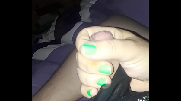 Sissy crossdressing husband rubbing one out aft...