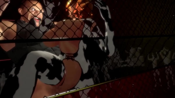 Download Video - Anime Cow girl pounded hard against the Cage