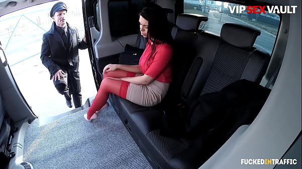 FUCKED IN TRAFFIC - (George Uhl, Kira Queen) - Hardcore Backseat Sex For Big Tits Russian Babe