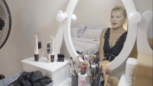 Red lipstick and blowjob