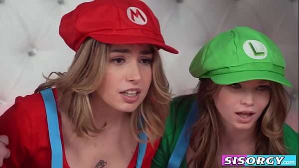 Download Video - Sexy girls streamers Chanel Camryn and Mazy Myers strip naked and suck their stepbrothers dick to get more followers and fuck till they cum&period;