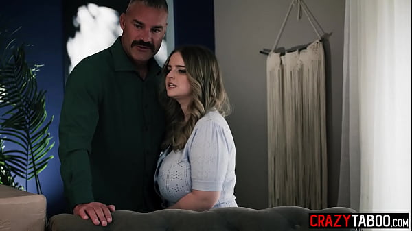 Stepdads cock is better than VR porn so hot teen Coco Lovelock got fucked in threesome with Codi Vore and harles Dera