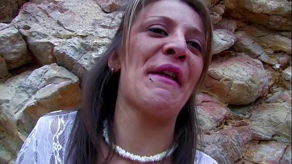 This one has a tattoo, and it almost matches the design on her belly! Watch as she leaves...