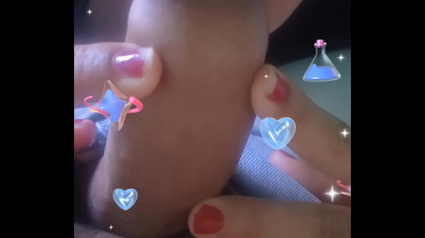 Look young girl giving a blowjob on break from work