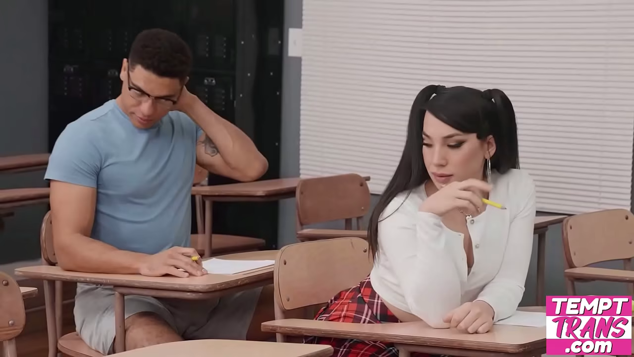 Horny College Students Kasey Kei Hard Anal Pounding in Class By Classmate