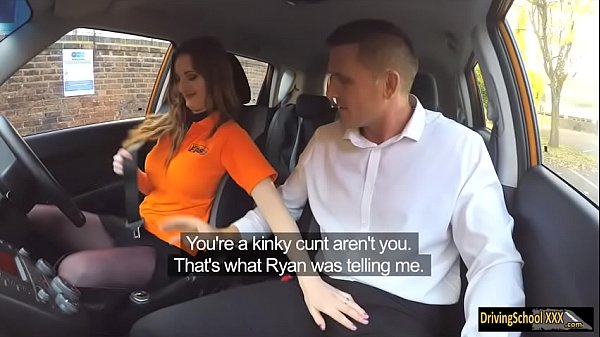 Zara Durose fucked by driving instructor