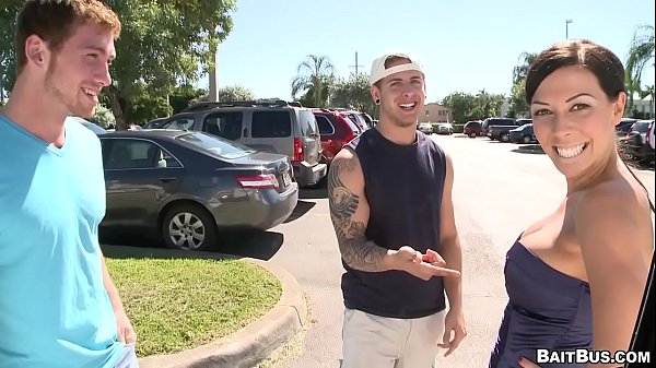 BUS - Rachel Starr Helps Us Trick One Of Her Fans