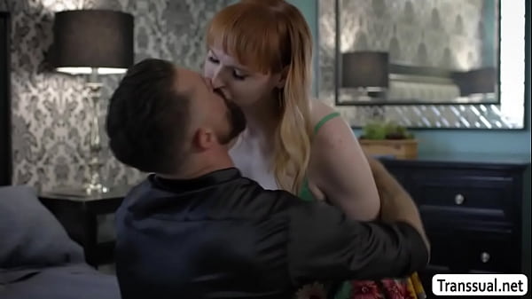 Cute busty TS ass fucked by boyfriend