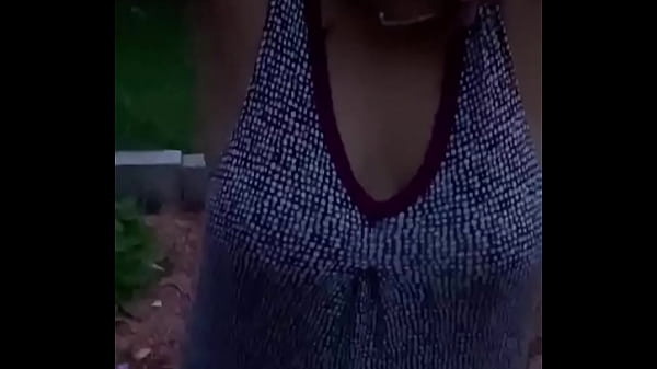 Anna Maria Mature Latina showing tits outdoors
